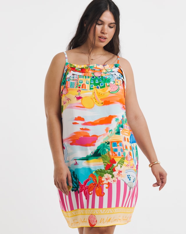 Printed Shift Dress