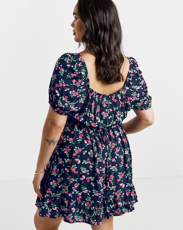 Simply Be Cap Sleeve Tea Drress