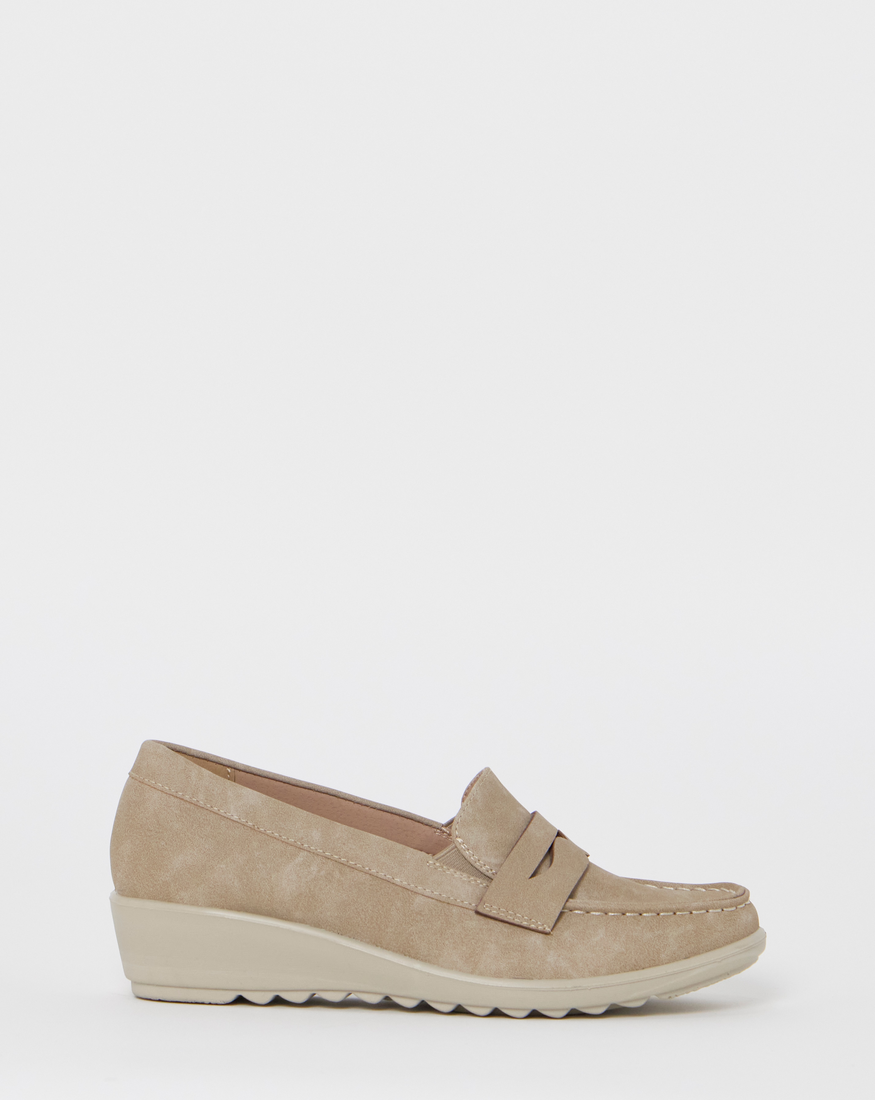 New In - Cushion Walk Wedge Loafers E Fit
