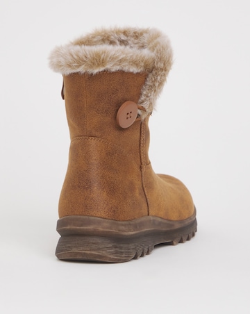 Cushion Walk Button Winter Boot Extra Wide EEE Fit