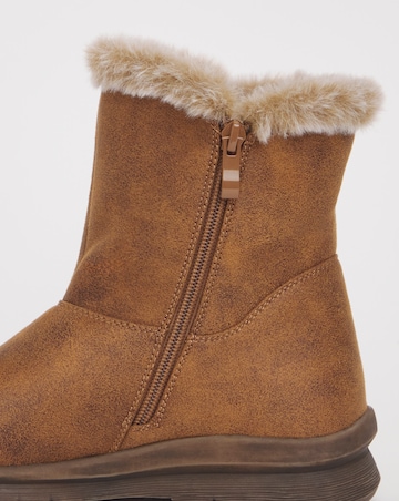 Cushion Walk Button Winter Boot Extra Wide EEE Fit