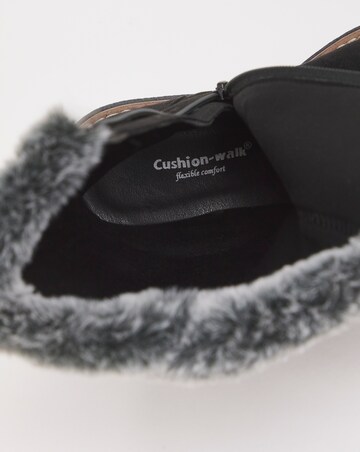 Cushion Walk Lined Winter Boot With Buckle Crepe Sole Extra Wide EEE Fit