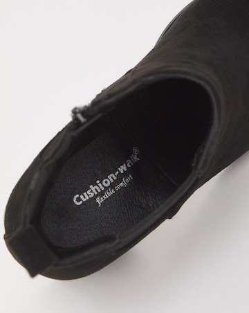 Cushion Walk Block Heel Boot Wide E Fit