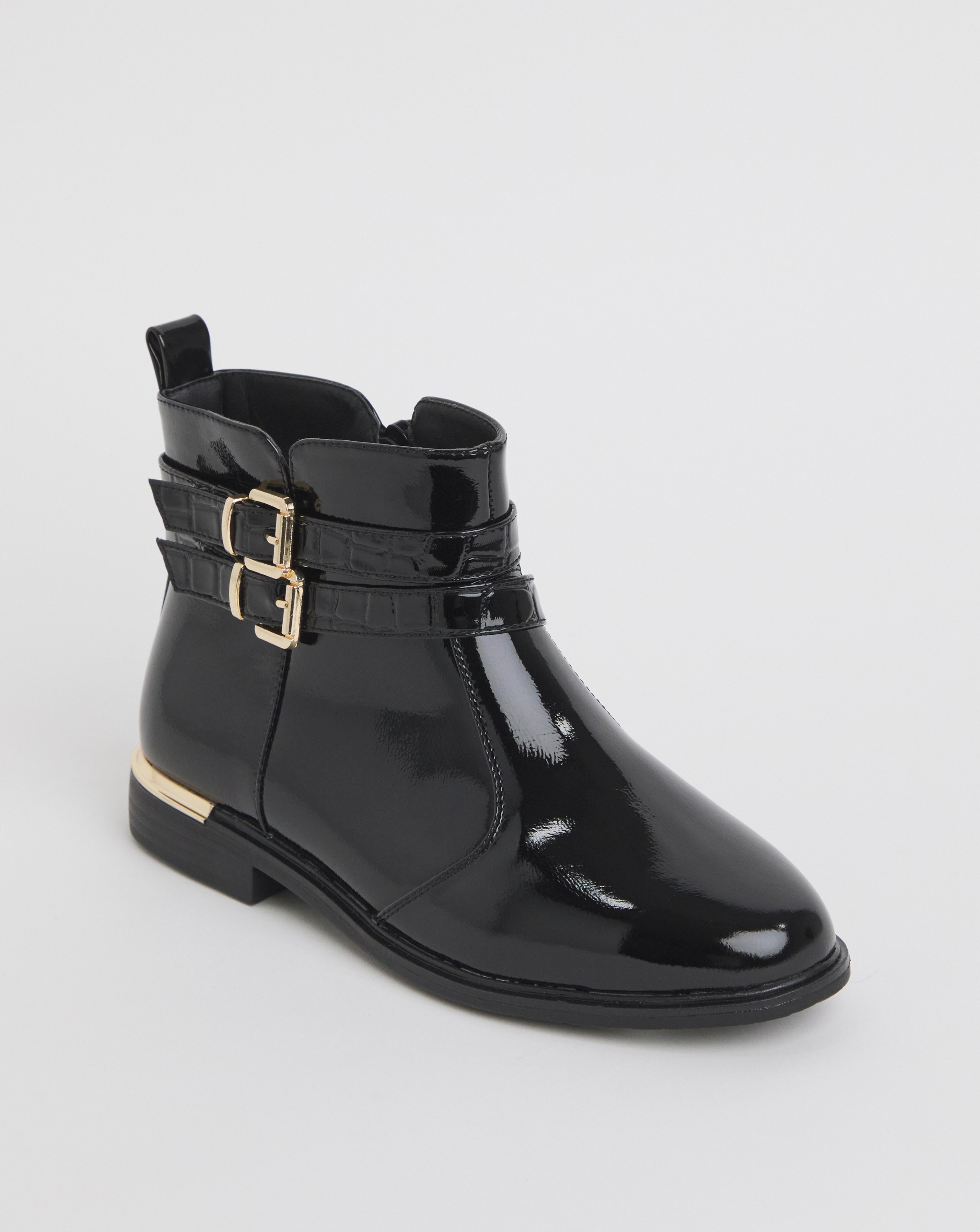 Cushion Walk Strap Buckle Chelsea Boot Wide E Fit JD Williams