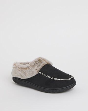 Cushion Walk Cosy Stitch Detail Slipper Wide E Fit