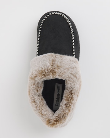 Cushion Walk Cosy Stitch Detail Slipper Wide E Fit