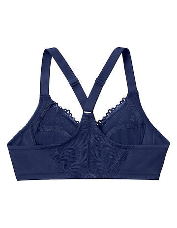 Glamorise Plus Size Front-Close T-Back WonderWire 1246