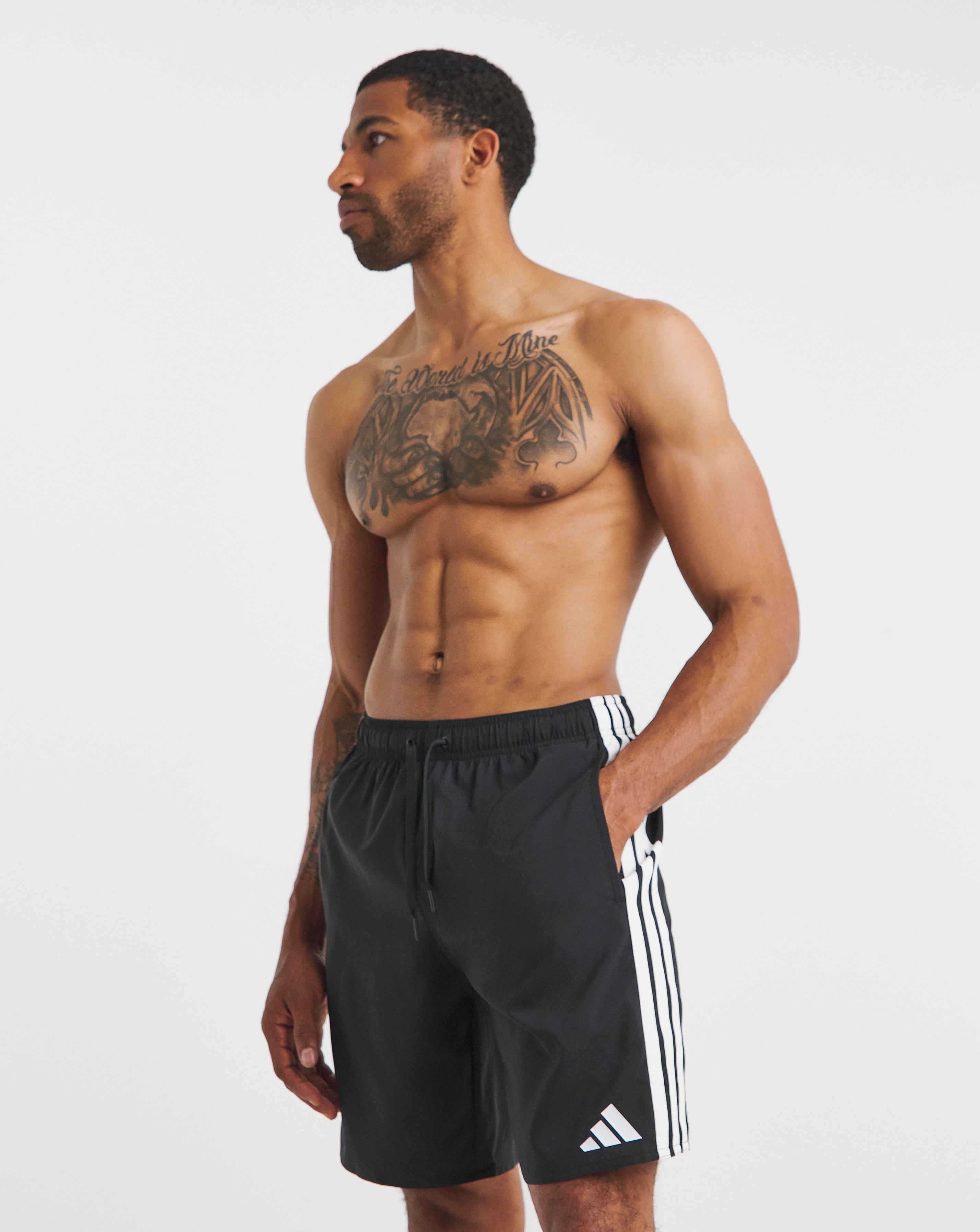 adidas 3 Stripes Swim Shorts