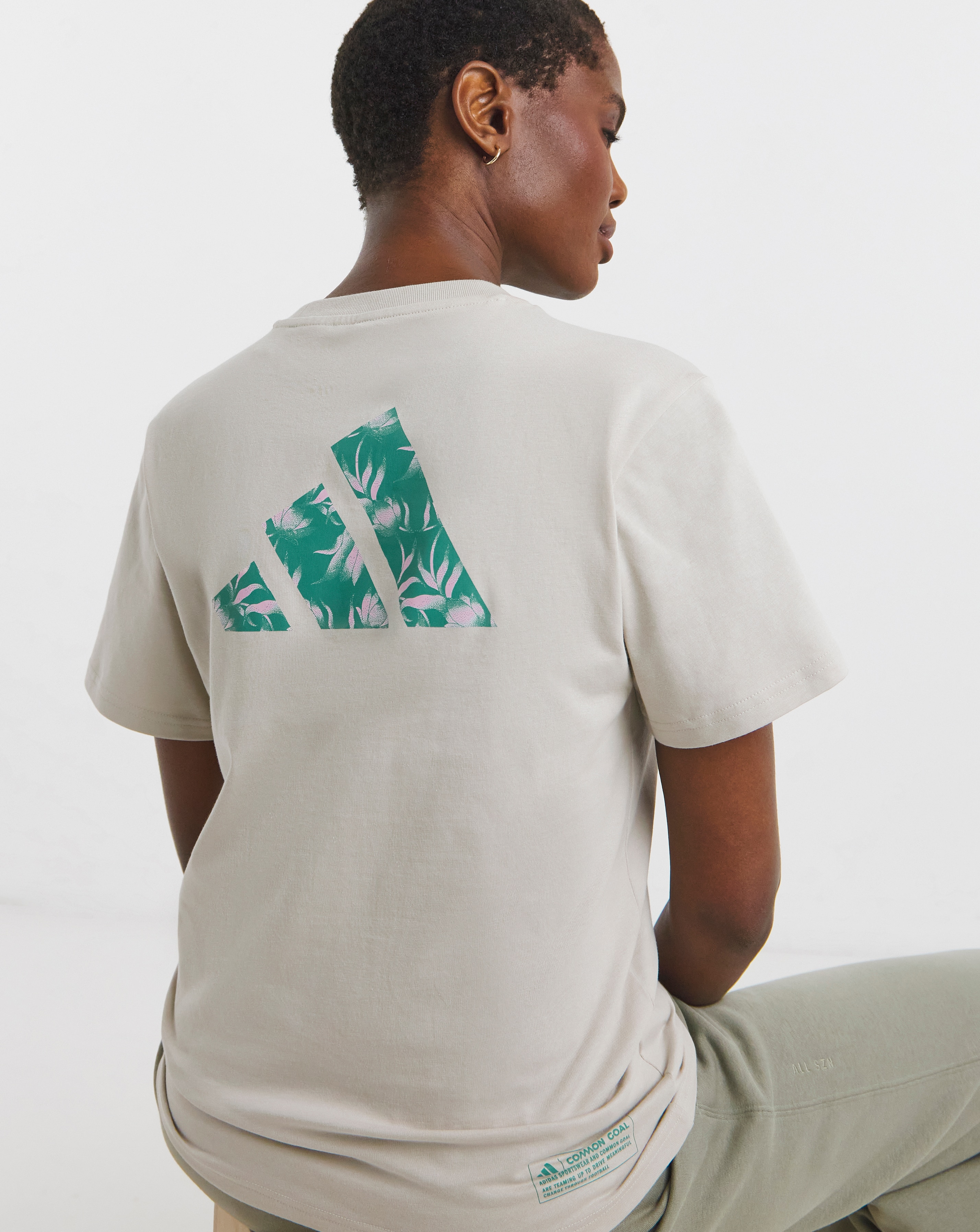 Adidas Trio Floral T-Shirt