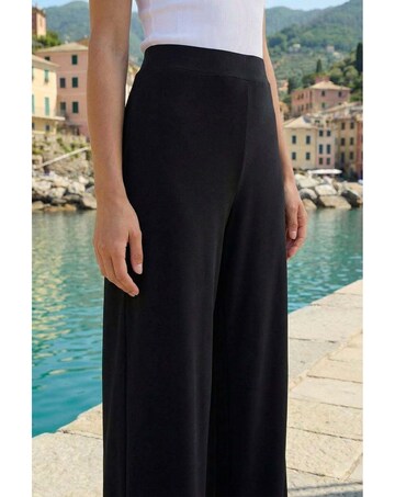 Roman Elastic Wide Leg Stretch Trousers