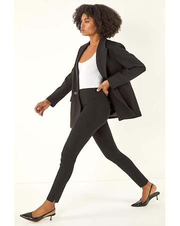 Roman Full Length Elastic Waist Trousers