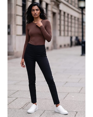 Roman Full Length Elastic Waist Trousers