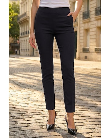 Roman Full Length Elastic Waist Trousers