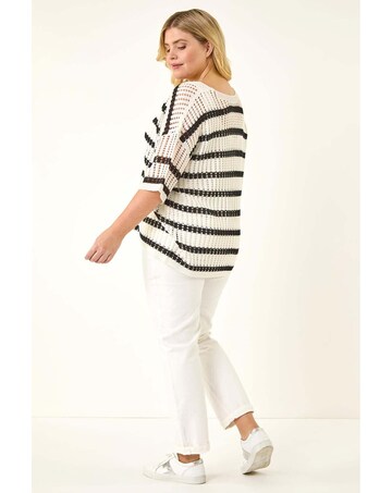 Roman Curve Crochet Knitted Top