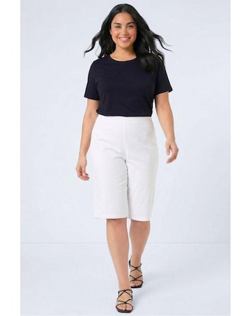 Roman Curve Knee Length Shorts