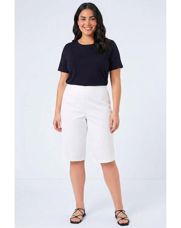 Roman Curve Knee Length Shorts