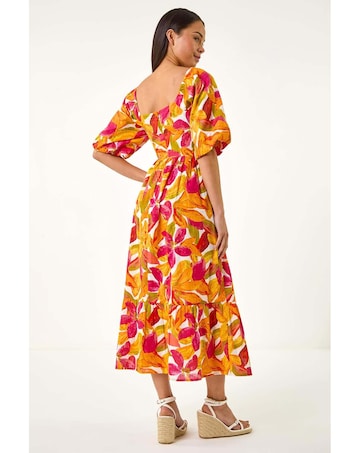 Roman Petite Floral Tiered Dress