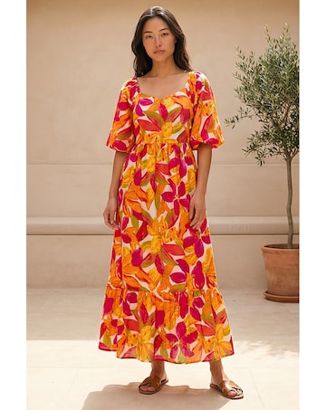 Roman Petite Floral Tiered Dress
