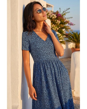 Roman Petite Ditsy Floral Pocket Dress