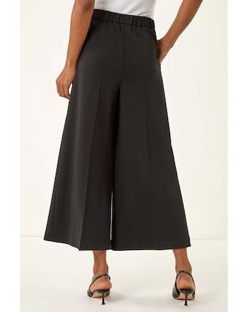 Roman Wide Leg Cropped Culottes