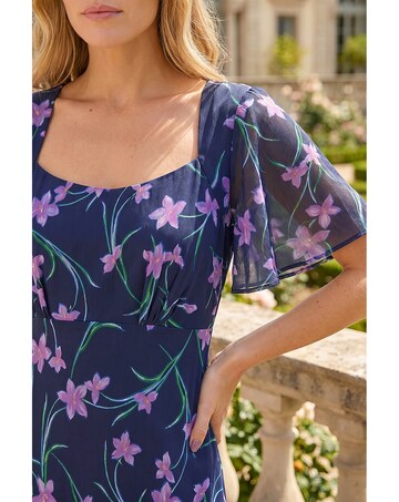 Roman Petite Floral Midi Dress