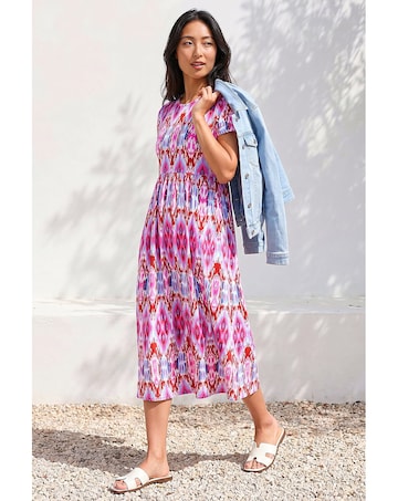 Roman Petite Aztec Pocket Midi Dress