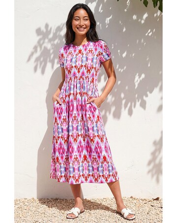 Roman Petite Aztec Pocket Midi Dress