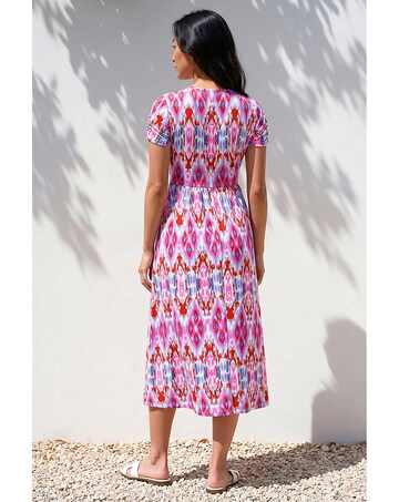 Roman Petite Aztec Pocket Midi Dress
