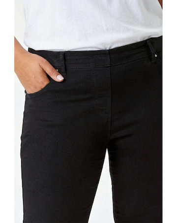 Roman Curve Stretch Denim Jegging