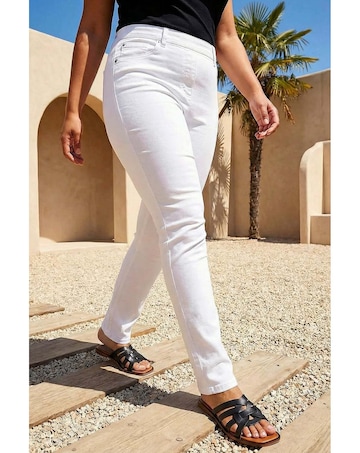 Roman Curve Stretch Denim Jegging