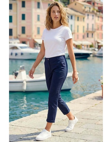 Roman Cotton Stretch Chino Trousers