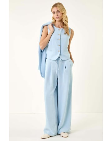 Roman Fluid Tie Front Smart Trouser