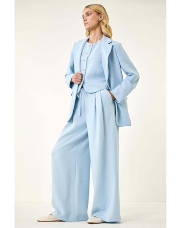 Roman Fluid Tie Front Smart Trouser