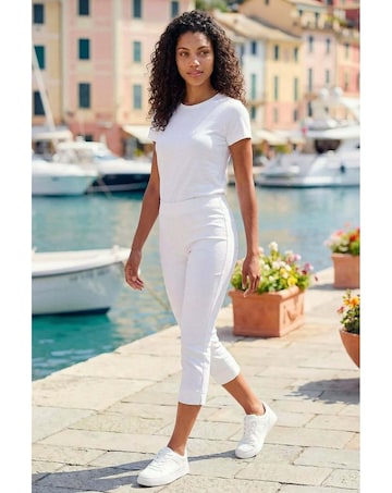 Roman Petite Cropped Stretch Trouser