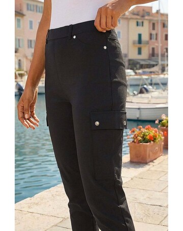 Roman Turn Up Stretch Cargo Trousers
