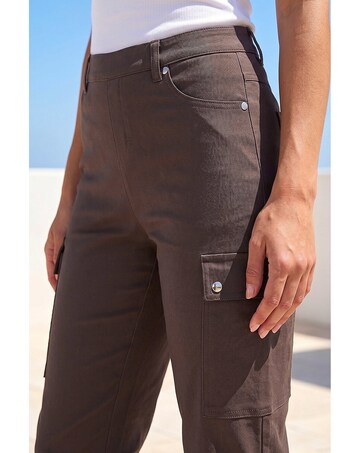 Roman Turn Up Stretch Cargo Trousers