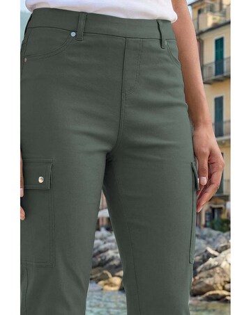 Roman Turn Up Stretch Cargo Trousers