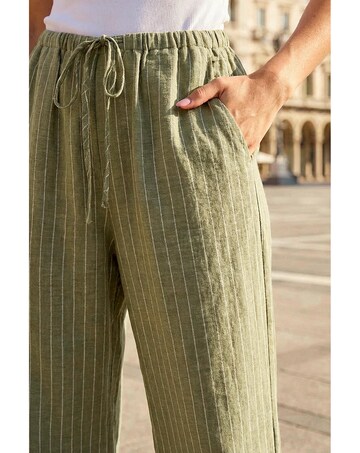 Roman Petite Stripe Stretch Trouser