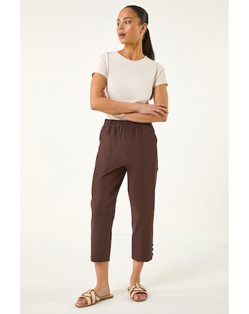 Roman Petite Cropped Stretch Trouser