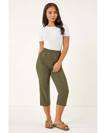 Roman Petite Cropped Stretch Trouser
