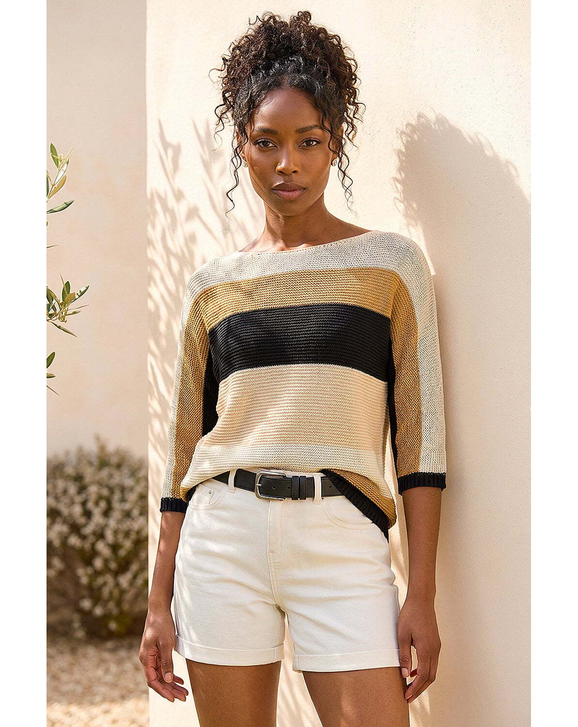 New In - Roman Colour Block Stripe Jumper