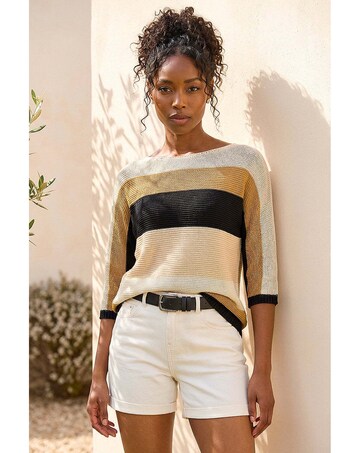 Roman Colour Block Stripe Jumper