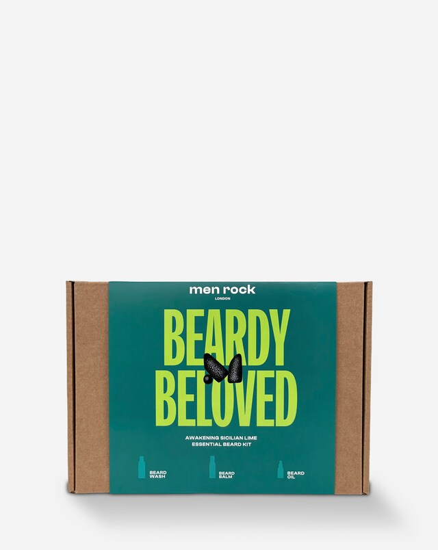 Men Rock Beard Gift Set Sicilian Lime