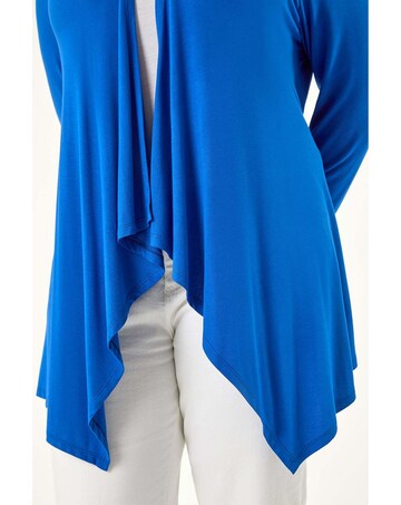 Roman Curve Waterfall Longline Cardigan