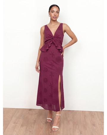 Maya Deluxe Broderie Midaxi Dress