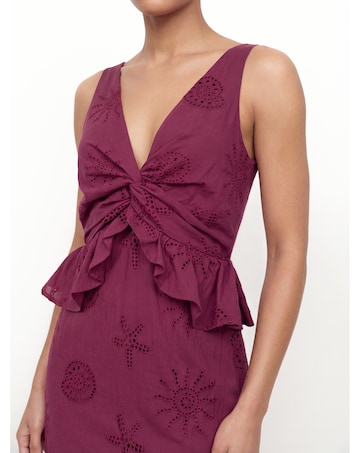 Maya Deluxe Broderie Midaxi Dress