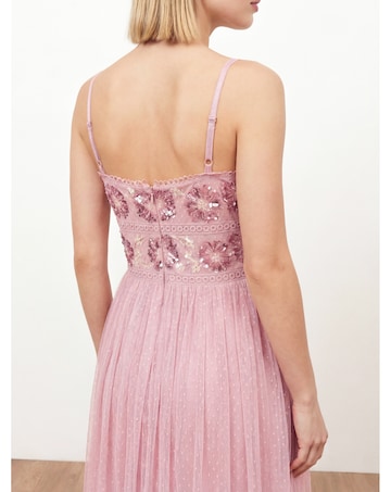 Maya Deluxe Floral Embellished Maxi Dres