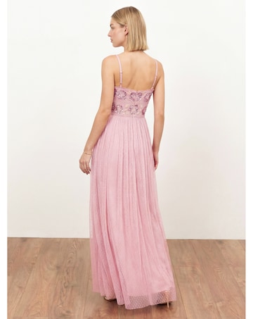 Maya Deluxe Floral Embellished Maxi Dres