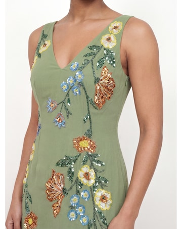 Maya Deluxe Floral Embellished Midaxi Dr