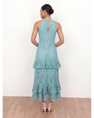 Maya Deluxe Lace Tiered Maxi Dress